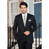image:imageHISDERN Paisley Ties for Men Solid Tie Handkerchief Floral Mens Necktie amp Pocket Square Set Wedding Classic Mens TiesE10sage Green