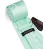 image:imageHISDERN Paisley Ties for Men Solid Tie Handkerchief Floral Mens Necktie amp Pocket Square Set Wedding Classic Mens TiesE12aqua