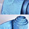 image:imageHISDERN Paisley Ties for Men Solid Tie Handkerchief Floral Mens Necktie amp Pocket Square Set Wedding Classic Mens TiesE4light Blue