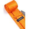 image:imageHISDERN Paisley Ties for Men Solid Tie Handkerchief Floral Mens Necktie amp Pocket Square Set Wedding Classic Mens TiesF1orange