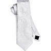 image:imageHISDERN Paisley Ties for Men Solid Tie Handkerchief Floral Mens Necktie amp Pocket Square Set Wedding Classic Mens TiesO2white