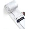 image:imageHISDERN Paisley Ties for Men Solid Tie Handkerchief Floral Mens Necktie amp Pocket Square Set Wedding Classic Mens TiesO3white