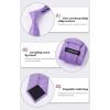 image:imageHISDERN Ties for Men Formal Business Plaid Checked Mens Ties and Pocket Square Set Classic Wedding Necktie HandkerchiefA1lavender