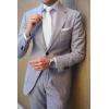 image:imageHISDERN Ties for Men Formal Business Plaid Checked Mens Ties and Pocket Square Set Classic Wedding Necktie HandkerchiefC1white