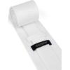 image:imageHISDERN Ties for Men Formal Business Plaid Checked Mens Ties and Pocket Square Set Classic Wedding Necktie HandkerchiefC1white