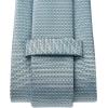 image:imageHISDERN Ties for Men Formal Business Plaid Checked Mens Ties and Pocket Square Set Classic Wedding Necktie HandkerchiefC2dusty Blue
