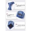 image:imageHISDERN Ties for Men Formal Business Plaid Checked Mens Ties and Pocket Square Set Classic Wedding Necktie HandkerchiefD2blue