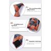 image:imageHISDERN Ties for Men Formal Business Plaid Checked Mens Ties and Pocket Square Set Classic Wedding Necktie HandkerchiefE1orange