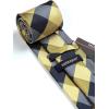 image:imageHISDERN Ties for Men Formal Business Plaid Checked Mens Ties and Pocket Square Set Classic Wedding Necktie HandkerchiefE1yellow
