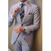 image:imageHISDERN Ties for Men Formal Business Plaid Checked Mens Ties and Pocket Square Set Classic Wedding Necktie HandkerchiefF2black