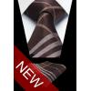 image:imageHISDERN Ties for Men Formal Business Plaid Checked Mens Ties and Pocket Square Set Classic Wedding Necktie HandkerchiefF2brown