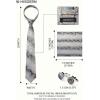 image:imageHISDERN Ties for Men Paisley Tie and Pocket Square Cufflinks Set Formal Classic Floral Necktie Handkerchief Wedding PartyPbrown Paisley