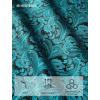 image:imageHISDERN Ties for Men Paisley Tie and Pocket Square Cufflinks Set Formal Classic Floral Necktie Handkerchief Wedding PartyPteal Paisley