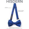 image:imageHISDERN Pretied Bow Ties for Men Adjustable Mens Bowtie and Pocket Square Cufflinks Set for Wedding Party PromF2royal Blue Plaid