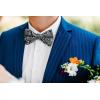 image:imageHISDERN Pretied Bow Ties for Men Adjustable Mens Bowtie and Pocket Square Cufflinks Set for Wedding Party PromH3black Paisley