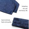 image:imageHISDERN Ascot Ties for Men Paisley Floral Ascot and Pocket Square Set Classic Self Tie Mens Cravat Handkerchief for WeddingA11navy Blue