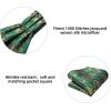 image:imageHISDERN Ascot Ties for Men Paisley Floral Ascot and Pocket Square Set Classic Self Tie Mens Cravat Handkerchief for WeddingA18green2