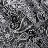 image:imageHISDERN Ascot Ties for Men Paisley Floral Ascot and Pocket Square Set Classic Self Tie Mens Cravat Handkerchief for WeddingA33black