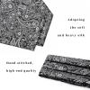 image:imageHISDERN Ascot Ties for Men Paisley Floral Ascot and Pocket Square Set Classic Self Tie Mens Cravat Handkerchief for WeddingA33black