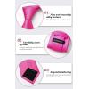 image:imageHISDERN Mens Silk Ascot Tie amp Pocket Square Set Pink Formal Cravat Necktie for Wedding Party with Elegant Box