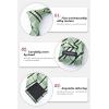 image:imageHISDERN Ties for Men Plaid Checkered Tie with Pocket Square Woven Business Formal Necktie Handkerchief Set Wedding PartyBsage Green