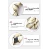 image:imageHISDERN Ties for Men Plaid Checkered Tie with Pocket Square Woven Business Formal Necktie Handkerchief Set Wedding PartyByellow 2