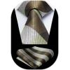 image:imageHISDERN Ties for Men Plaid Checkered Tie with Pocket Square Woven Business Formal Necktie Handkerchief Set Wedding PartyCbrown 3
