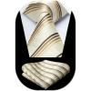 image:imageHISDERN Ties for Men Plaid Checkered Tie with Pocket Square Woven Business Formal Necktie Handkerchief Set Wedding PartyByellow 2
