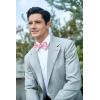 image:imageBow Ties for Men Check Plaid Self Tie Bow Tie and Pocket Square Bowtie Formal Tuxedo Wedding Bowties Handkerchief SetA07pink
