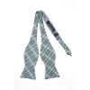 image:imageBow Ties for Men Check Plaid Self Tie Bow Tie and Pocket Square Bowtie Formal Tuxedo Wedding Bowties Handkerchief SetD08greenLight Blue