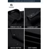 image:imageHISDERN 503 Mens Dress Shirt Slim Fit Long Sleeve Button Down Wrinkle Free Set with Tie Pocket Square Formal Business WeddingBlackFloral