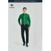 image:imageHISDERN 503 Mens Dress Shirt Slim Fit Long Sleeve Button Down Wrinkle Free Set with Tie Pocket Square Formal Business WeddingGreen2Paisley