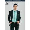 image:imageHISDERN 503 Mens Dress Shirt Slim Fit Long Sleeve Button Down Wrinkle Free Set with Tie Pocket Square Formal Business WeddingGreen3Floral