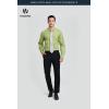 image:imageHISDERN 503 Mens Dress Shirt Slim Fit Long Sleeve Button Down Wrinkle Free Set with Tie Pocket Square Formal Business WeddingGreen5Paisley