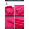image:imageHISDERN 503 Mens Dress Shirt Slim Fit Long Sleeve Button Down Wrinkle Free Set with Tie Pocket Square Formal Business WeddingHot PinkPaisley
