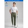 image:imageHISDERN AIR 501 Mens Golf Pants  Lightweight DryFit 4Way Stretch Breathable for Casual amp BusinessGreen