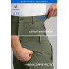 image:imageHISDERN AIR 501 Mens Golf Pants  Lightweight DryFit 4Way Stretch Breathable for Casual amp BusinessGreen