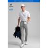 image:imageHISDERN AIR 501 Mens Golf Pants  Lightweight DryFit 4Way Stretch Breathable for Casual amp BusinessGrey