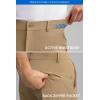 image:imageHISDERN AIR 501 Mens Golf Pants  Lightweight DryFit 4Way Stretch Breathable for Casual amp BusinessKhaki