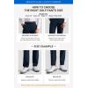 image:imageHISDERN AIR 501 Mens Golf Pants  Lightweight DryFit 4Way Stretch Breathable for Casual amp BusinessNavy Blue