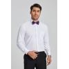 image:imageHISDERN Bow Ties for Men Pretied Bowties Classic Formal Business Bow Tie Adjustable Tuxedo Bowtie for Wedding PartyA20dark Purple