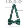 image:imageHISDERN Bow Ties for Men Pretied Bowties Classic Formal Business Bow Tie Adjustable Tuxedo Bowtie for Wedding PartyB10green Floral