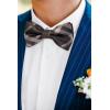 image:imageHISDERN Bow Ties for Men Pretied Bowties Classic Formal Business Bow Tie Adjustable Tuxedo Bowtie for Wedding PartyB1brown Plaid