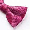 image:imageHISDERN Bow Ties for Men Pretied Bowties Classic Formal Business Bow Tie Adjustable Tuxedo Bowtie for Wedding PartyB1pink Plaid