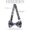 image:imageHISDERN Bow Ties for Men Pretied Bowties Classic Formal Business Bow Tie Adjustable Tuxedo Bowtie for Wedding PartyB1purple Plaid