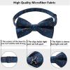 image:imageHISDERN Bow Ties for Men Pretied Bowties Classic Formal Business Bow Tie Adjustable Tuxedo Bowtie for Wedding PartyB3blue Floral