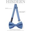 image:imageHISDERN Bow Ties for Men Pretied Bowties Classic Formal Business Bow Tie Adjustable Tuxedo Bowtie for Wedding PartyBlue7