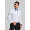 image:imageHISDERN Bow Ties for Men Pretied Bowties Classic Formal Business Bow Tie Adjustable Tuxedo Bowtie for Wedding PartyBlue7