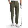 image:imageHISDERN AIR 501 Mens Golf Pants  Lightweight DryFit 4Way Stretch Breathable for Casual amp BusinessGreen