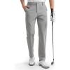 image:imageHISDERN AIR 501 Mens Golf Pants  Lightweight DryFit 4Way Stretch Breathable for Casual amp BusinessGrey
